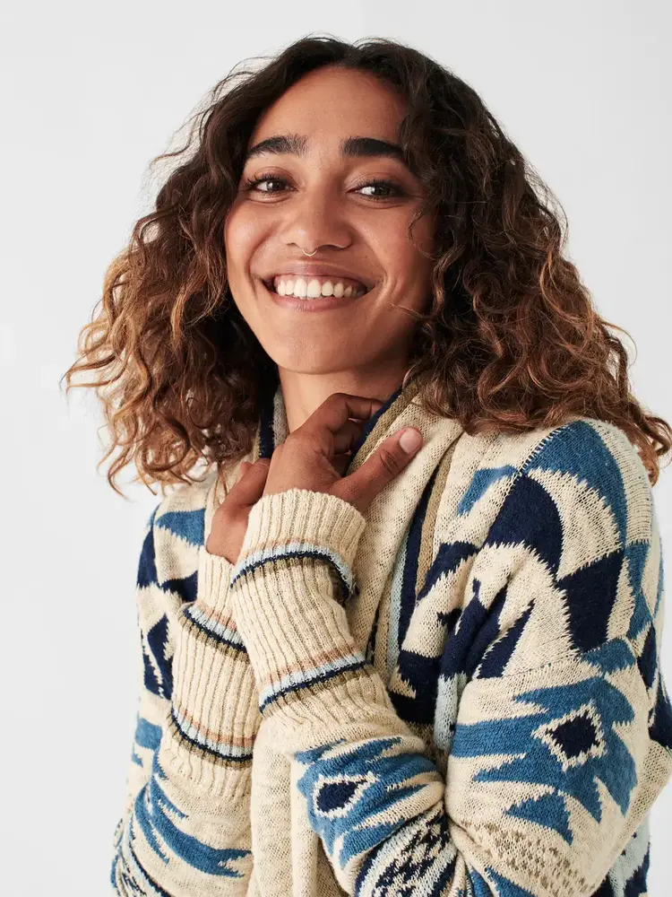 Faherty B Yellowtail X Paloma Duster - Yellowstone River