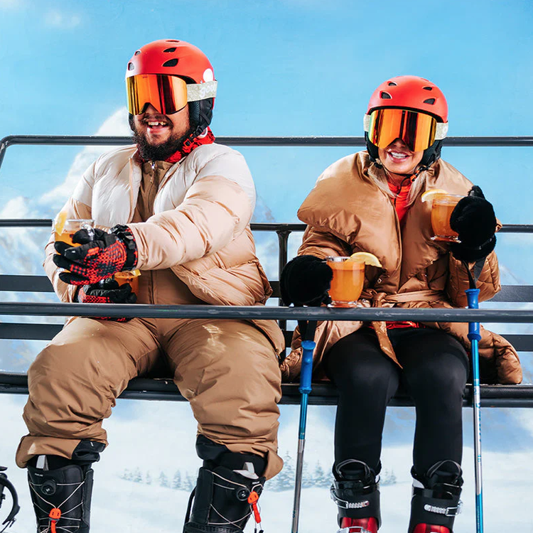 Goodr Snow Gs Sunglasses - Here for the Hot Toddies