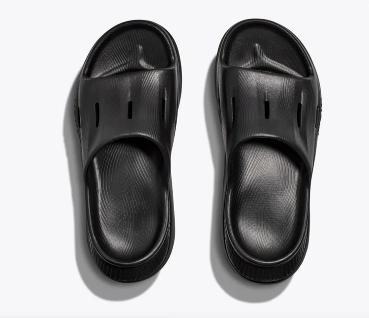 HOKA U ORA Recovery Slide 3 - Black/Black