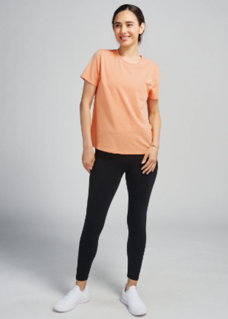 Tasc All Day T - Apricot Crush Heather