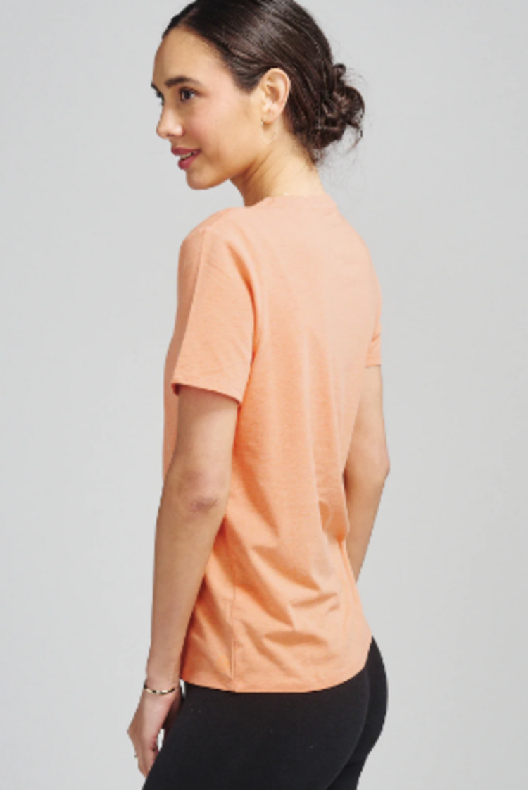 Tasc All Day T - Apricot Crush Heather