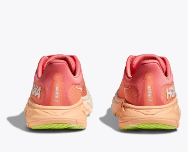 HOKA W Arahi 7 - Papaya/Coral