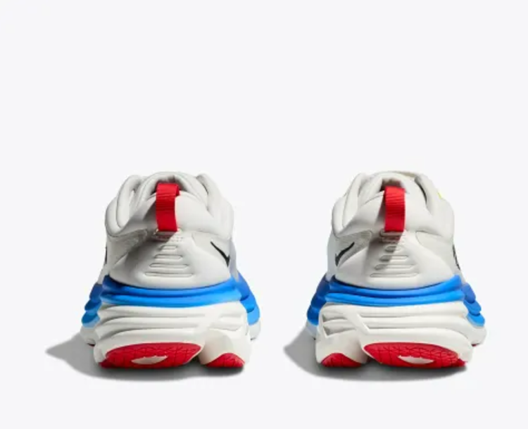 HOKA M Bondi 8 - Blanc De Blanc/Virtual Blue- Final Sale: No Exchanges or Returns
