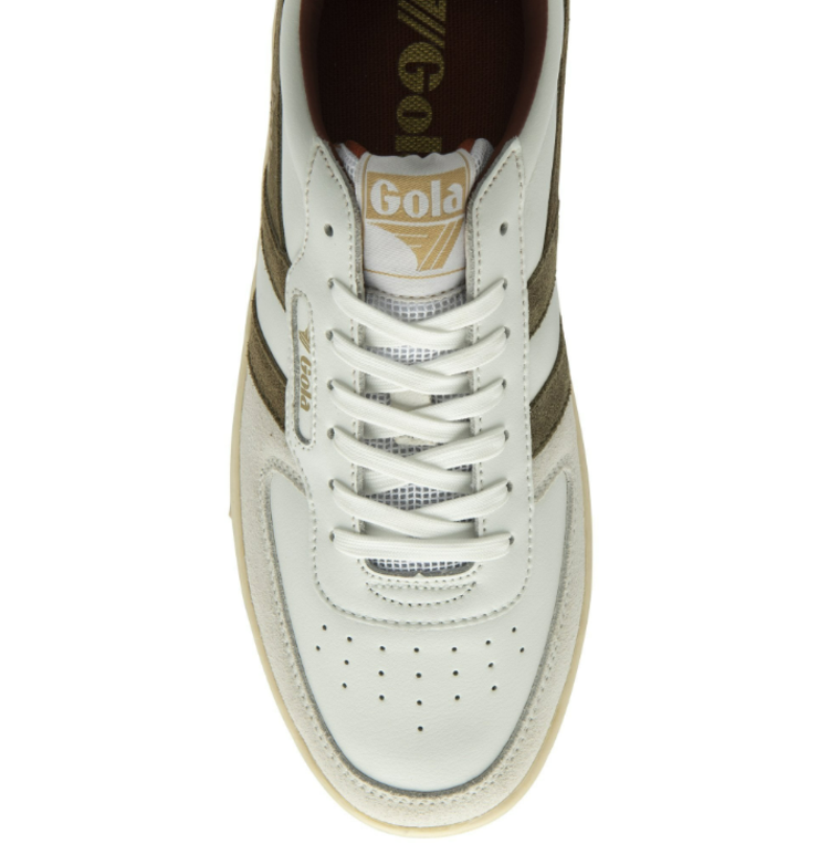 Gola M Hawk Sneakers - White/Khaki/Rust