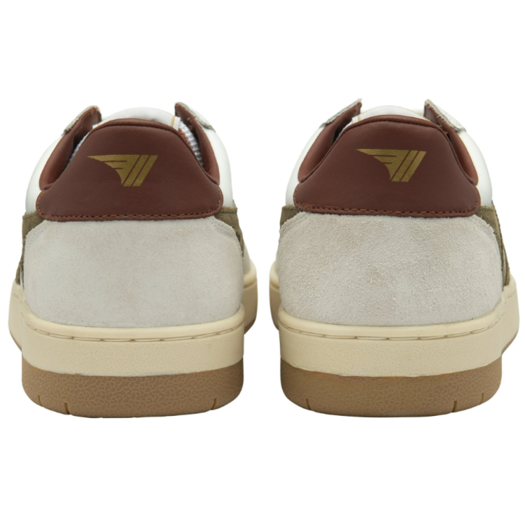 Gola M Hawk Sneakers - White/Khaki/Rust