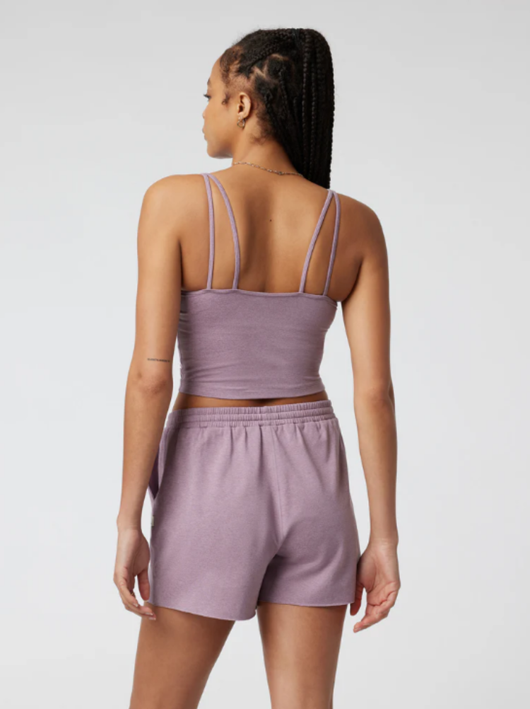 Vuori Halo Performance Crop - Lilac Heather
