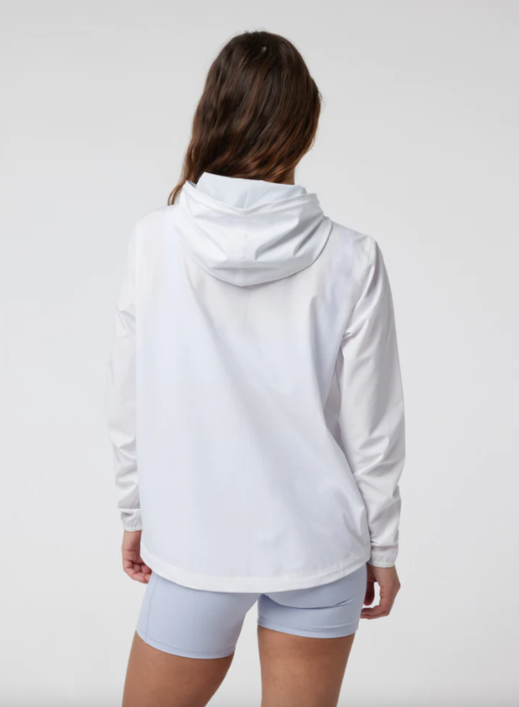 Vuori W Outdoor Trainer Shell- White Linen Textur