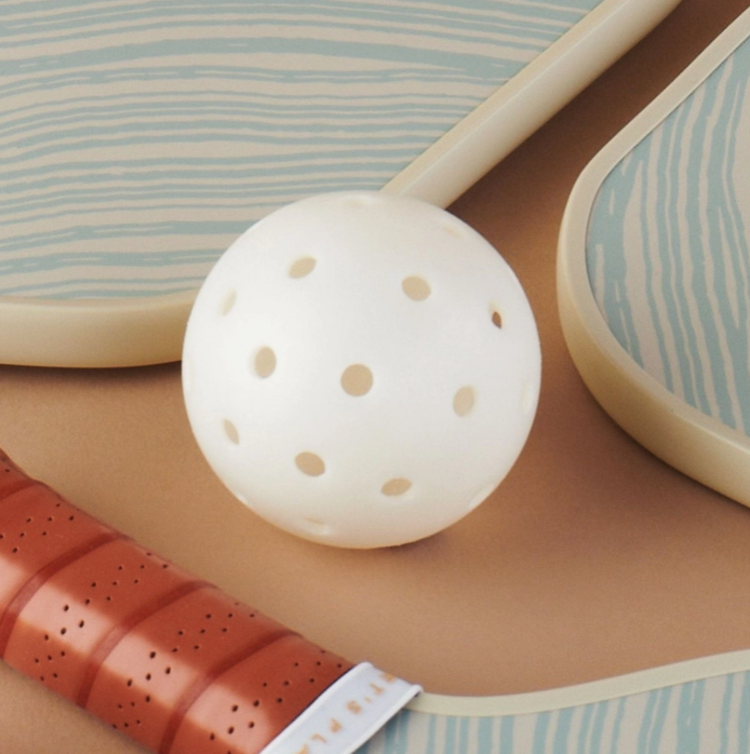 Recess Pickleball White Pickleballs - Set of 3