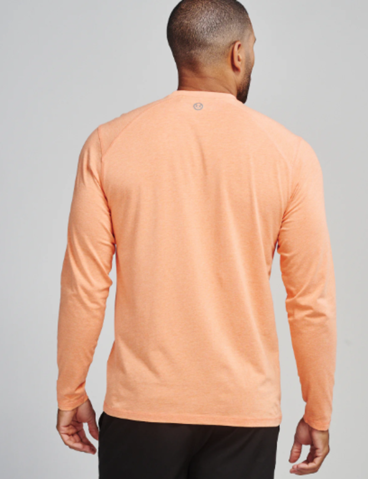 Tasc Carrollton Long Sleeve Fitness - Apricot Crush Heather