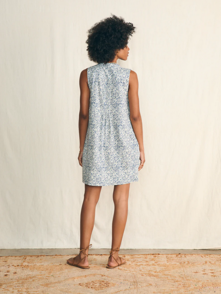 Faherty Isha Dress - Cream Imma Floral