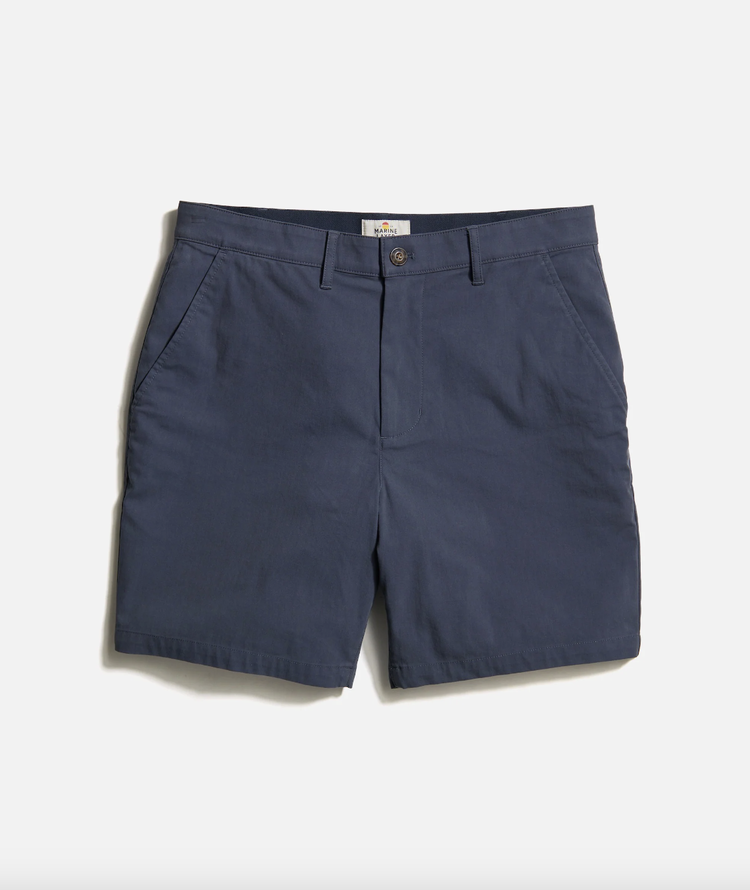 Marine Layer Breeze Chino Short 7" - India Ink