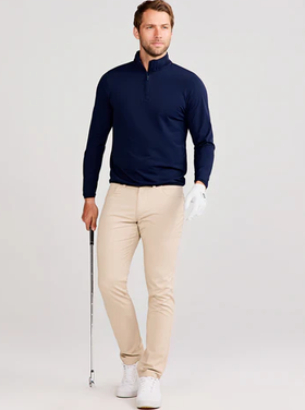 Tasc Stratford 1/4 Zip - Classic Navy