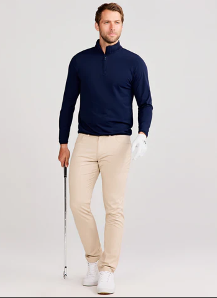 Tasc Stratford 1/4 Zip - Classic Navy