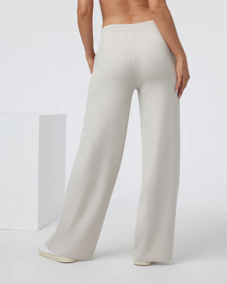 Vuori Halo Essential Wideleg - Ecru Heather