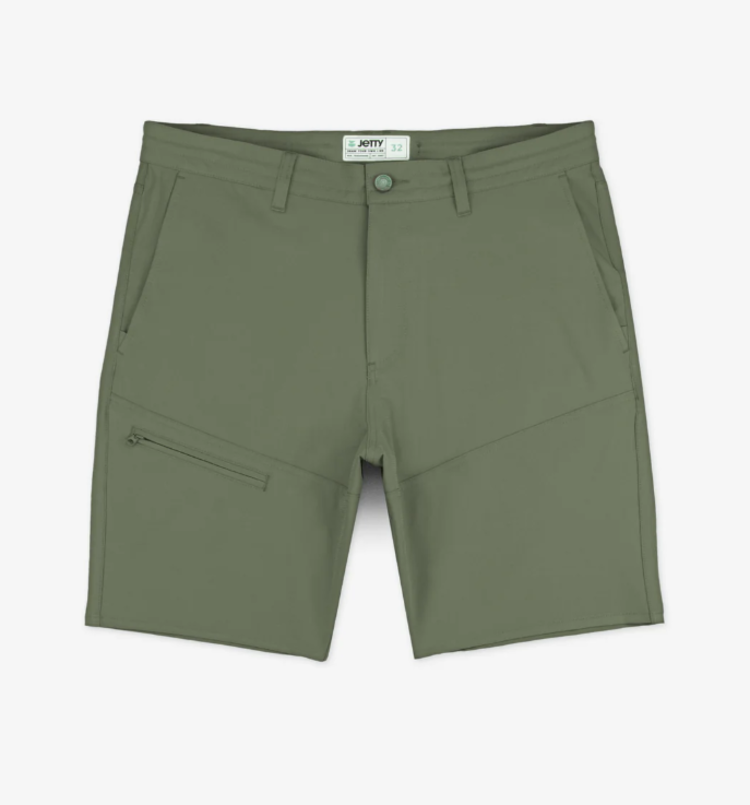 Jetty Mordecai Utility Short - Agave