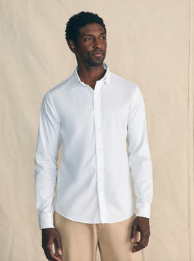 Faherty The Movement Shirt - Cloud White