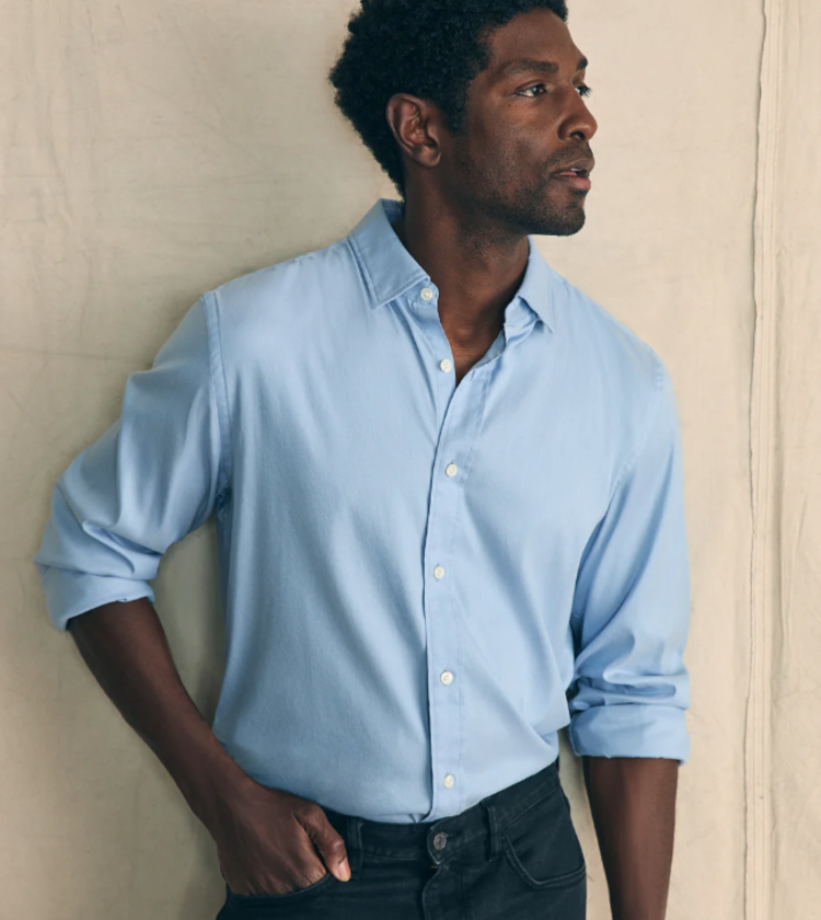 Faherty The Movement Shirt - Atlantic Sky