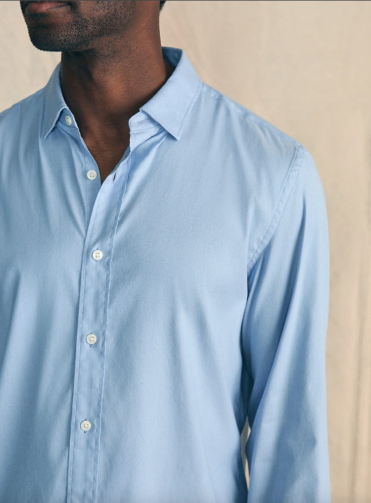 Faherty The Movement Shirt - Atlantic Sky