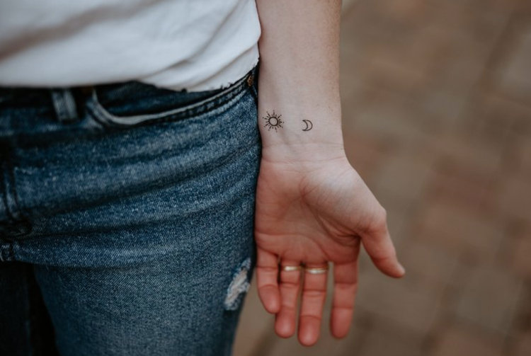 Saint & Company Butterfly, Sun & Moon Temp Tattoos