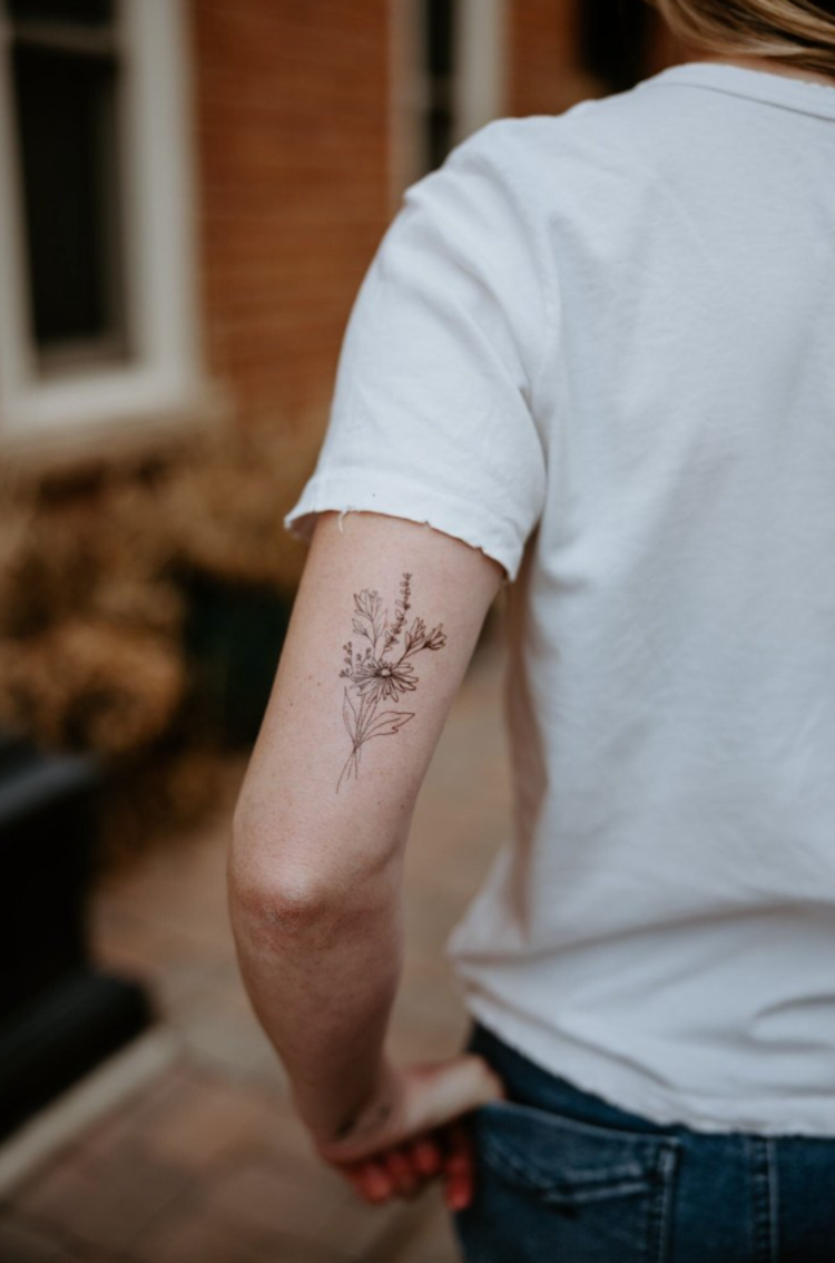 Saint & Company Meadow Flora Temp Tattoos