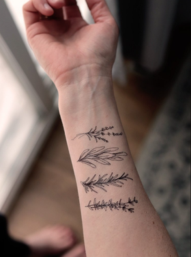 Saint & Company Herbs Temp Tattoos