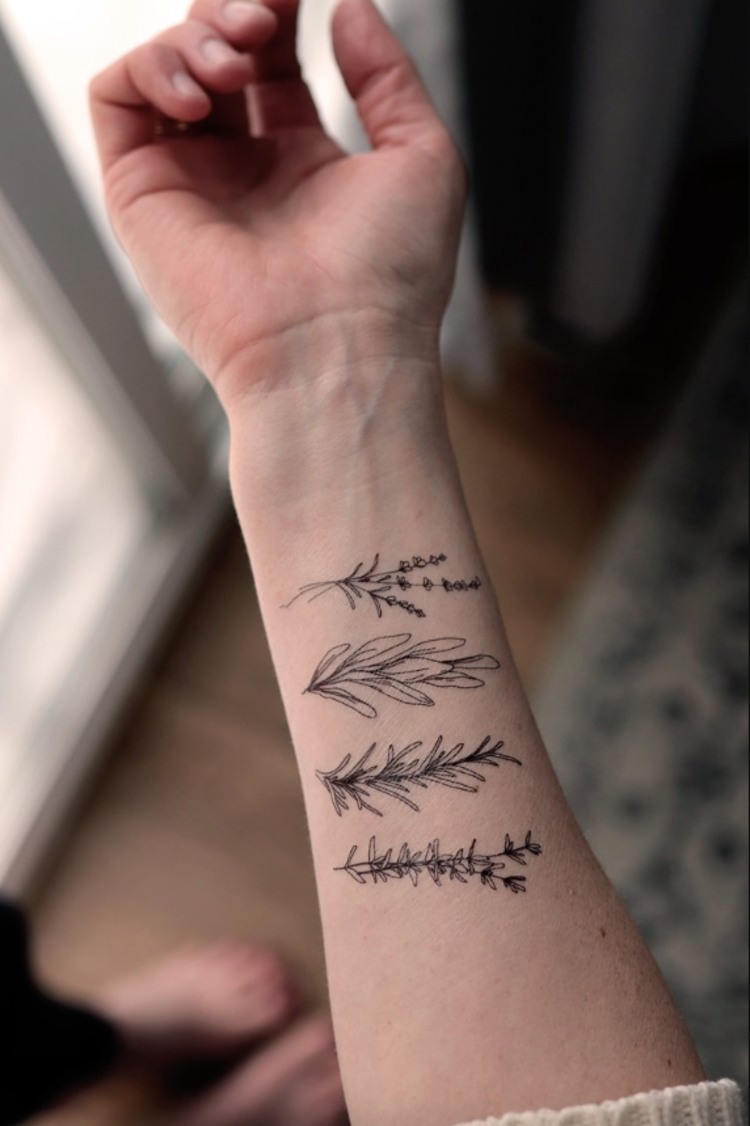 Saint & Company Herbs Temp Tattoos