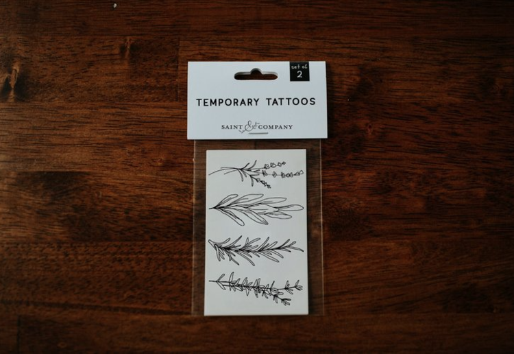 Saint & Company Herbs Temp Tattoos