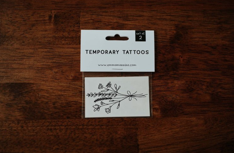 Saint & Company Garden Stems Temp Tattoos