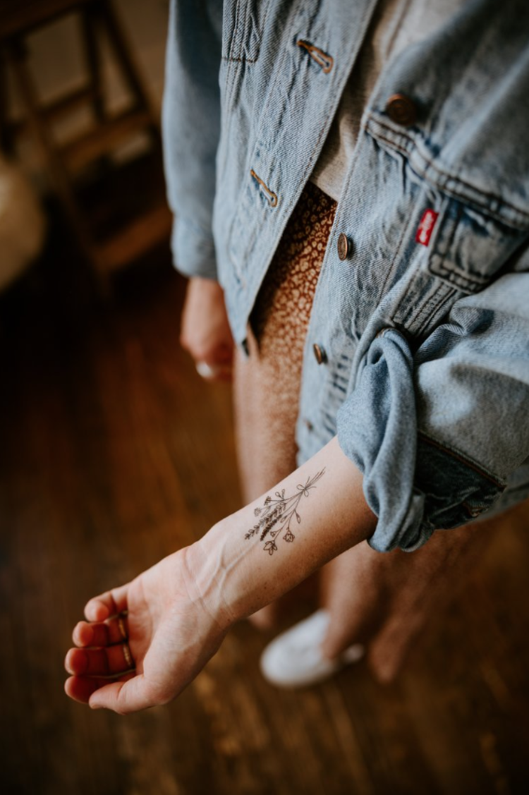 Saint & Company Garden Stems Temp Tattoos