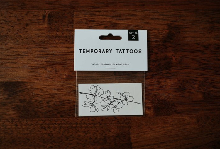 Saint & Company Birth Flower Tattoo-