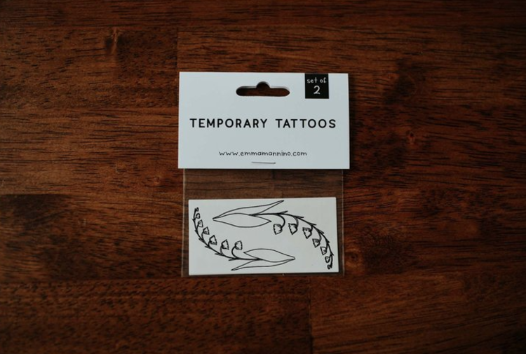 Saint & Company Birth Flower Tattoo-