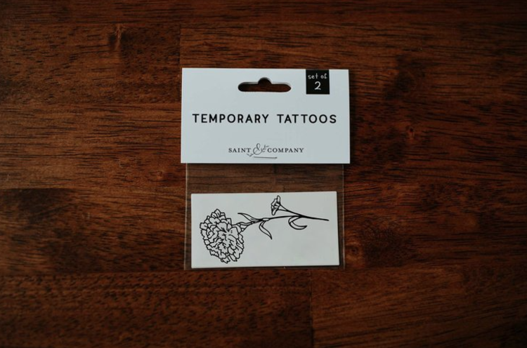 Saint & Company Birth Flower Tattoo-