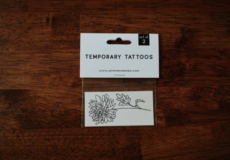 Saint & Company Birth Flower Tattoo-