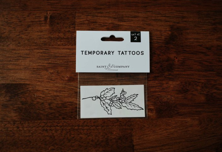 Saint & Company Birth Flower Tattoo-