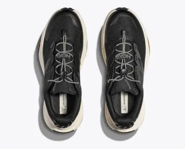 HOKA W Transport Wide - Black/Alabaster