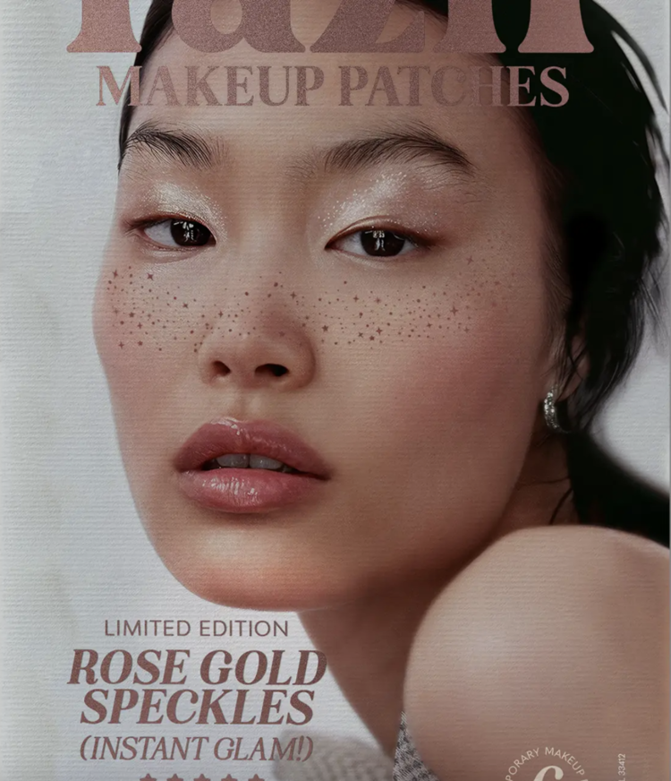 Fazit Rose Gold Stardust Speckles Makeup Patches - 6 ct