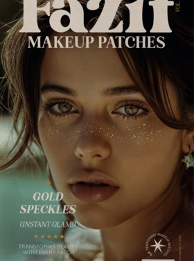 Fazit Gold Stardust Speckles Makeup Patches - 6 ct