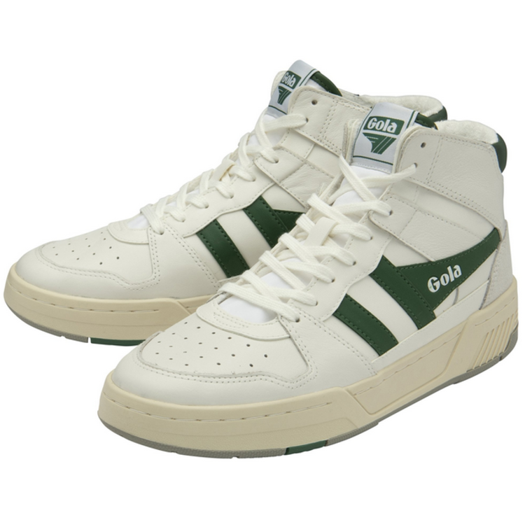Gola M Allcourt High Sneaker - White/Green