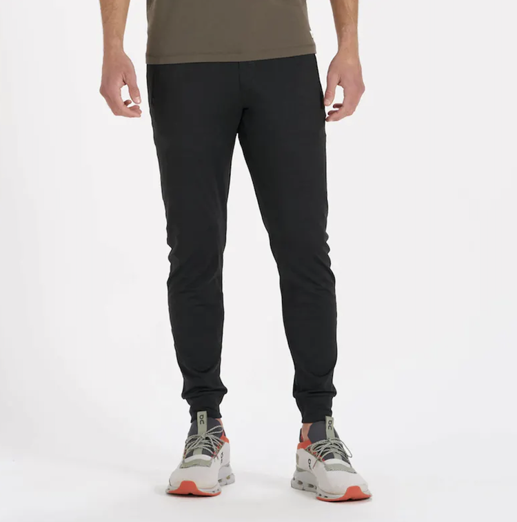 Vuori Ponto Performance Jogger - Black Heather