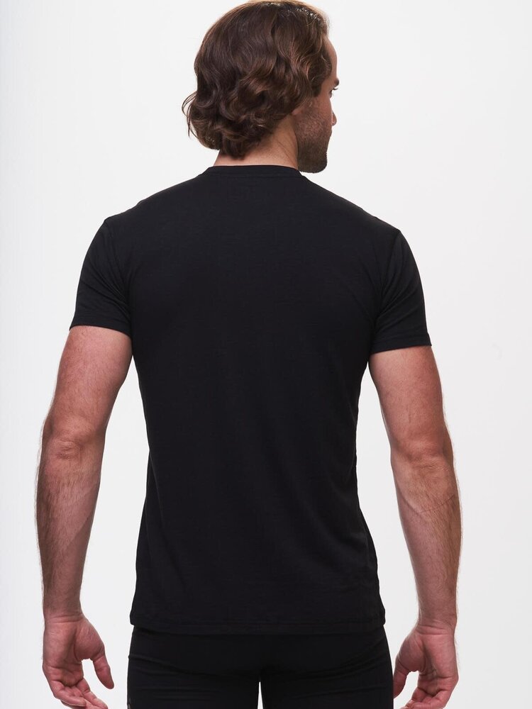 Tasc Bambare Crew Neck Undershirt - Black
