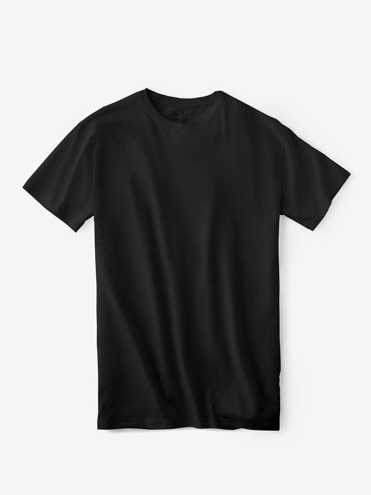 Tasc Bambare Crew Neck Undershirt - Black