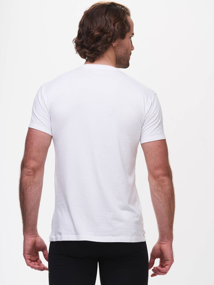 Tasc Bambare Crew Neck Undershirt - White