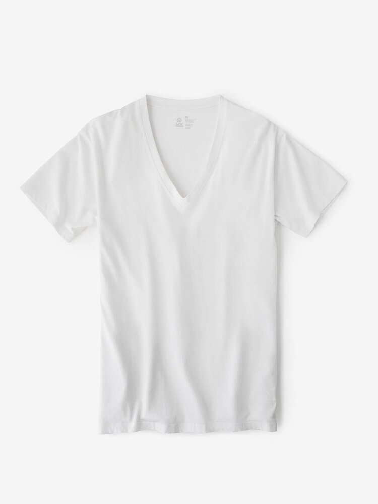 Tasc Bambare V-Neck Undershirt - White
