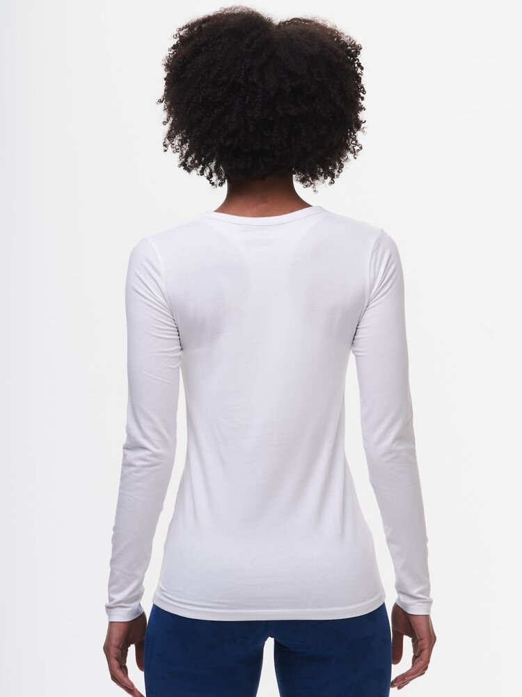 Tasc Nola Long Sleeve T- Shirt - White
