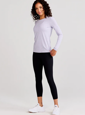 Tasc Nola  Long Sleeve T-Shirt - Lavender Heather