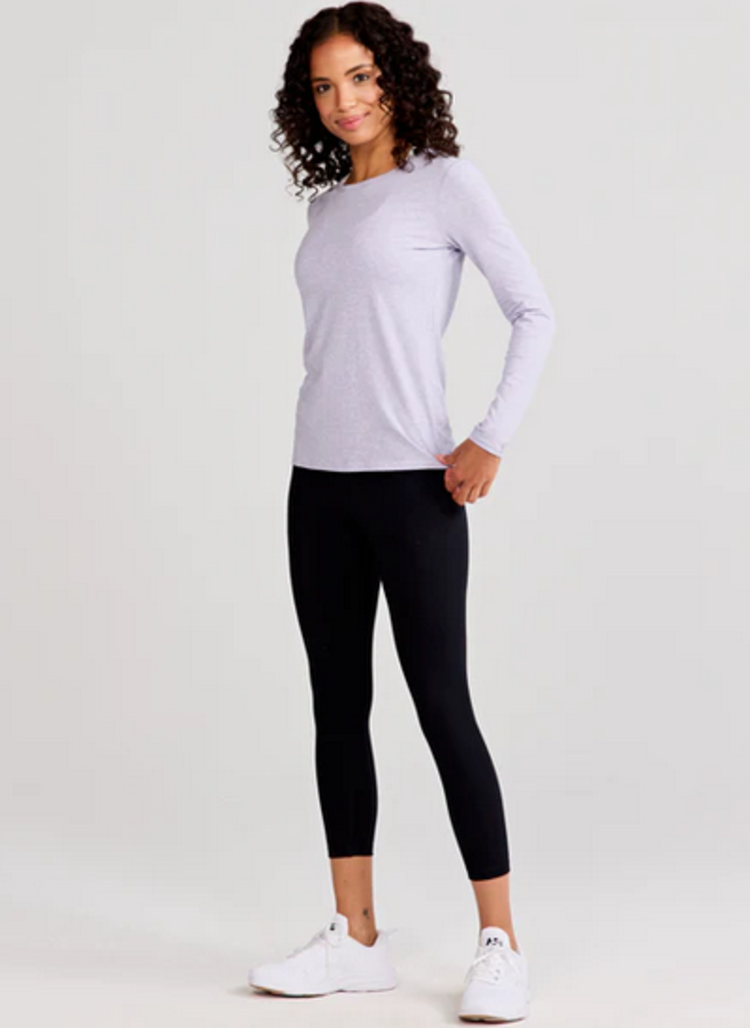 Tasc Nola  Long Sleeve T-Shirt - Lavender Heather