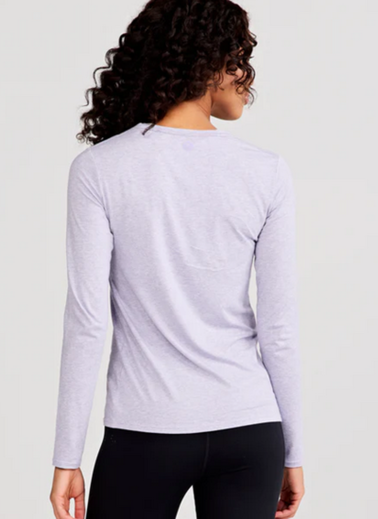Tasc Nola  Long Sleeve T-Shirt - Lavender Heather