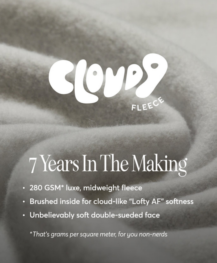 Marine Layer Cloud 9 Wide Leg Sweatpant - Shadow