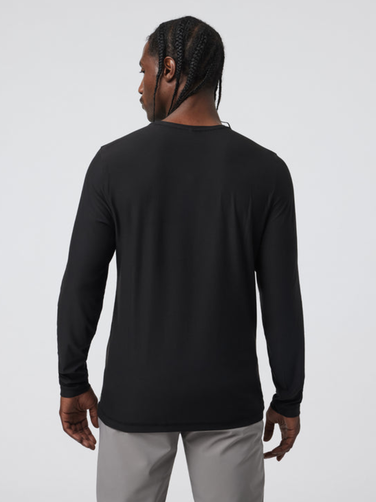 Vuori Strato Tech Long Sleeve Tee - Black