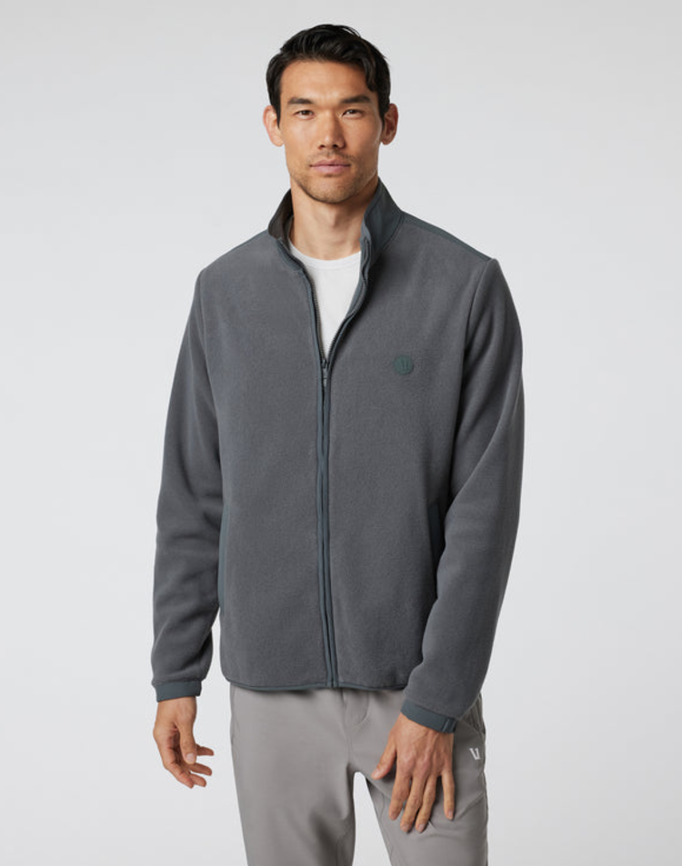 Vuori Aspen Full Zip Jacket - Dark Pewter